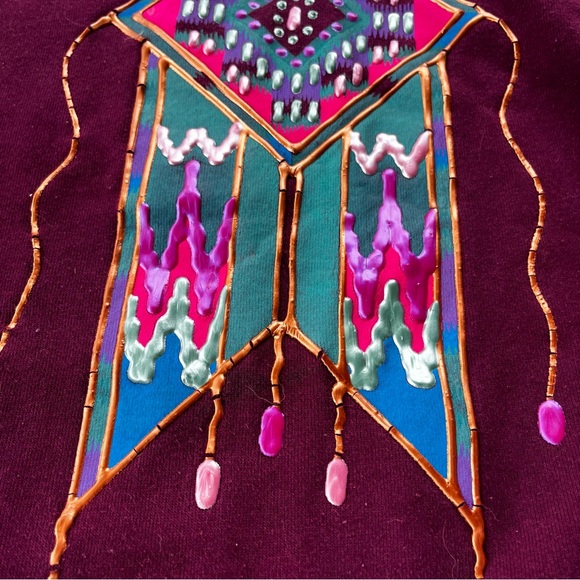 90’s Puff Paint Sweatshirt - Picture 5 of 9